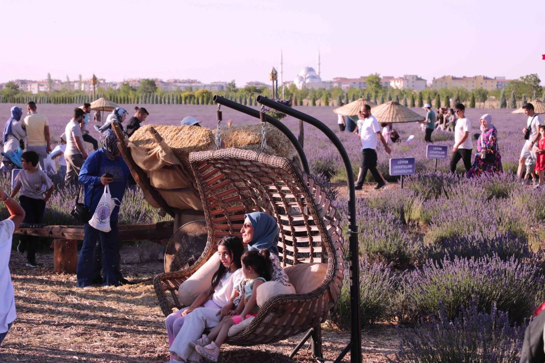 Karatay’ın mor denizi tüm dünyayı peşinden sürükledi! Görmeyen kalmadı 12